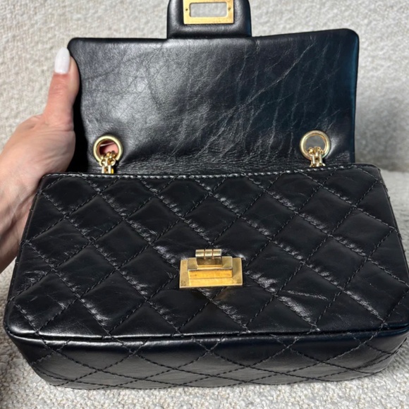 Authentic Pre-owned Chanel Mini Reissue Bag Black - Picture 13 of 16